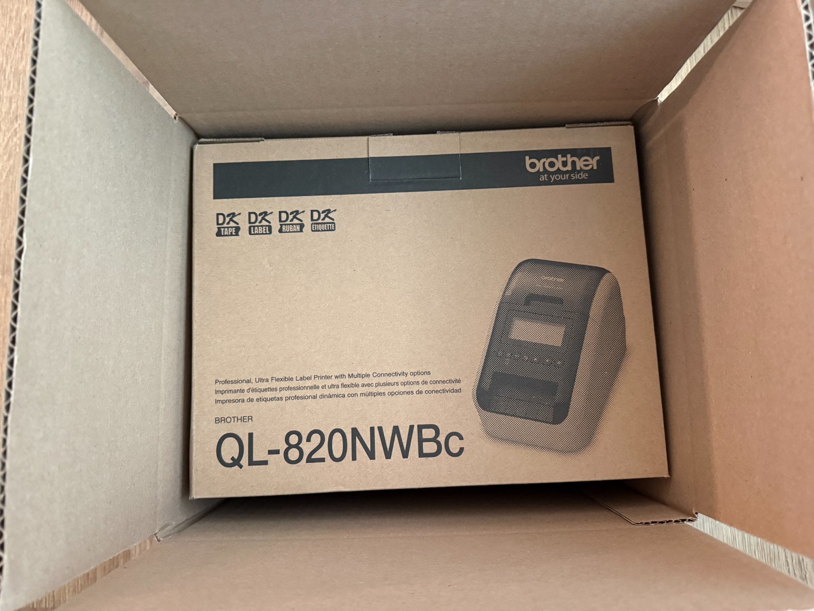Brother QL-820NWBc Professional Printer W/AC Adapter- New