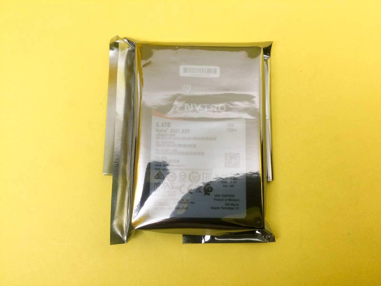 Seagate Nytro 3531 6.4TB SAS 12Gb/s 2.5in ENT SSD XS6400LE70004 New