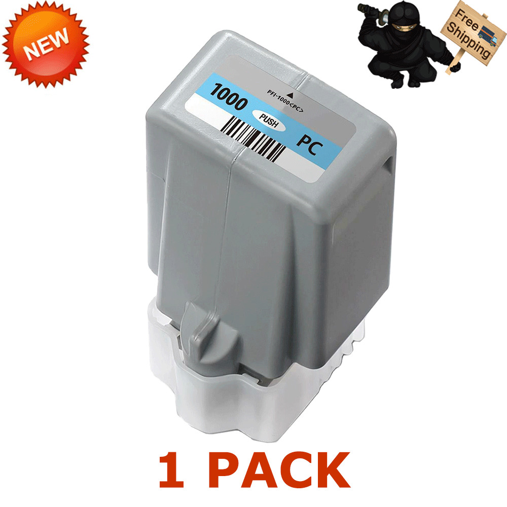 1 PK PFI-1000 PC Photo Cyan Reman ink for Canon imagePROGRAF PRO-1000 #0550C002