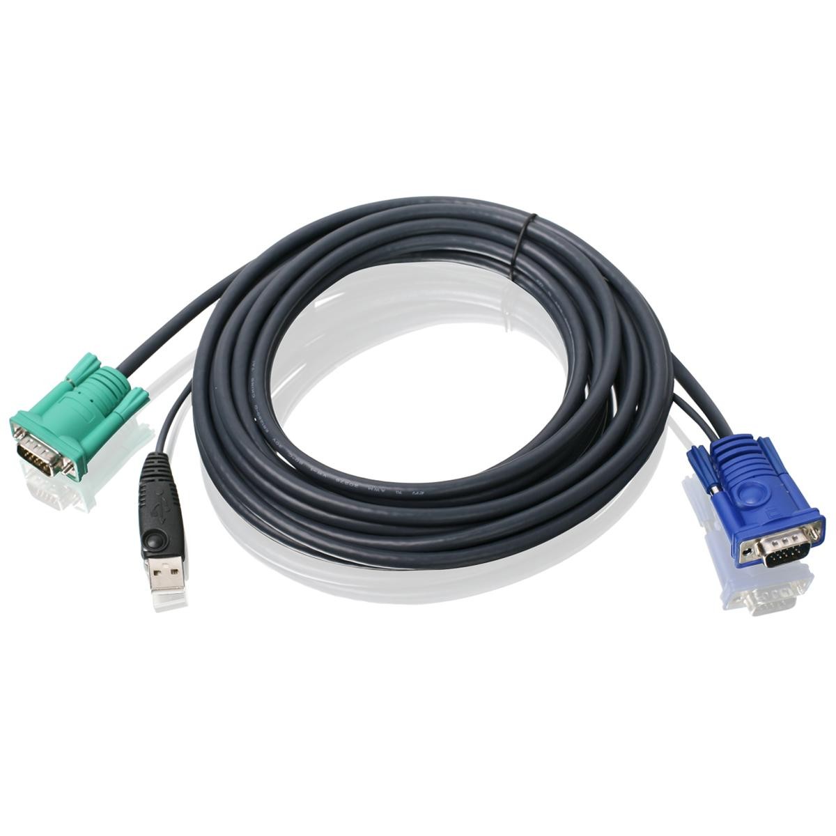 IOGEAR 16 Foot VGA USB KVM Cable