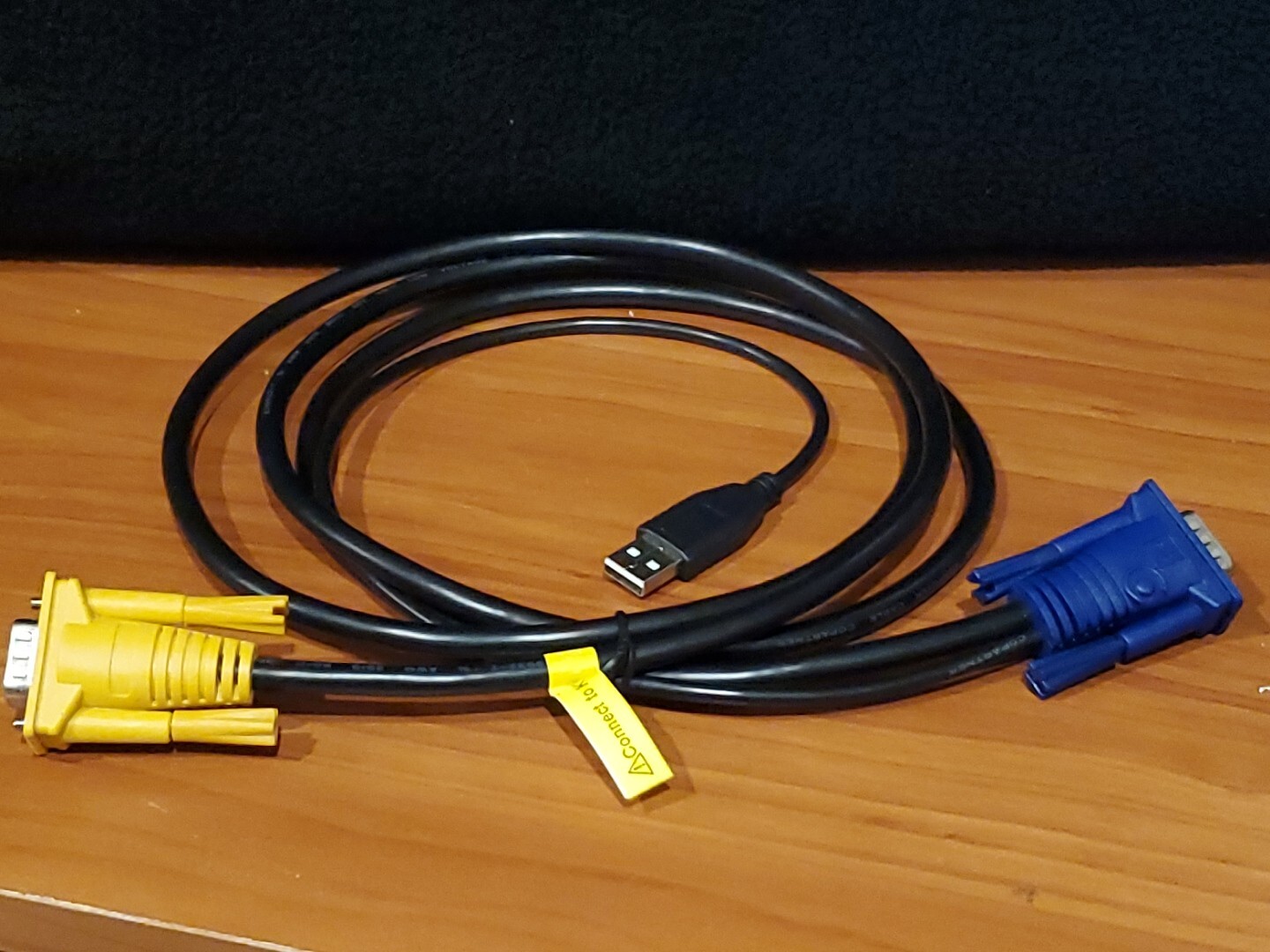  6FT USB KVM Cable with 3in1 SPHD & built-in PS/2 to USB converter 