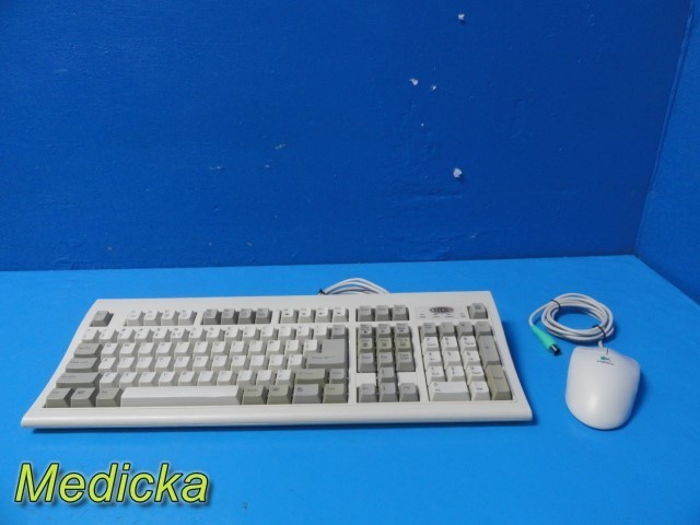 Natus Neurology Input Set – Logitech PS/2 Mouse + Belkin KB-6868 Keyboard ~38329
