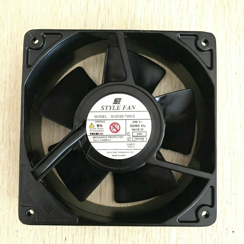 For STYLE FAN S12D20-TWCS 200V 12CM High Temperature Resistant Cooling Fan