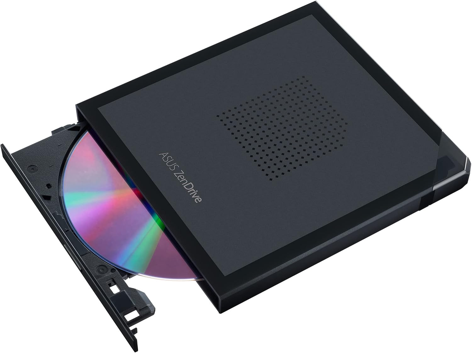 ASUS Zendrive V1M External DVD Drive and Writer with Built-In Cable-Storage Desi