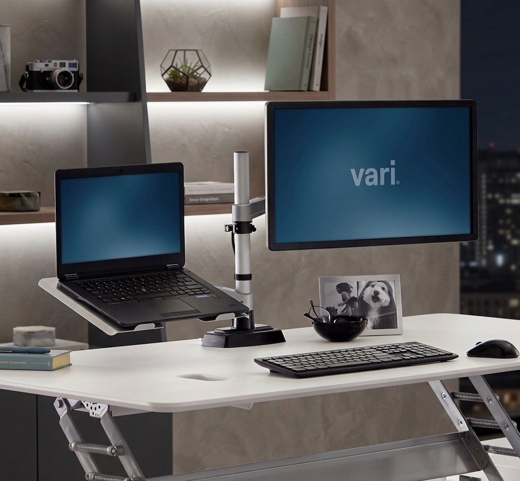 NIB- Varidesk Monitor And laptop stand