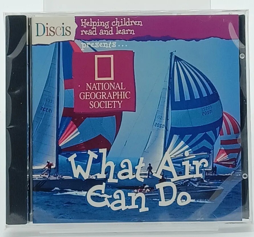 National Geographic Society What Air Can Do - CD-ROM Windows /MAC - New & Sealed