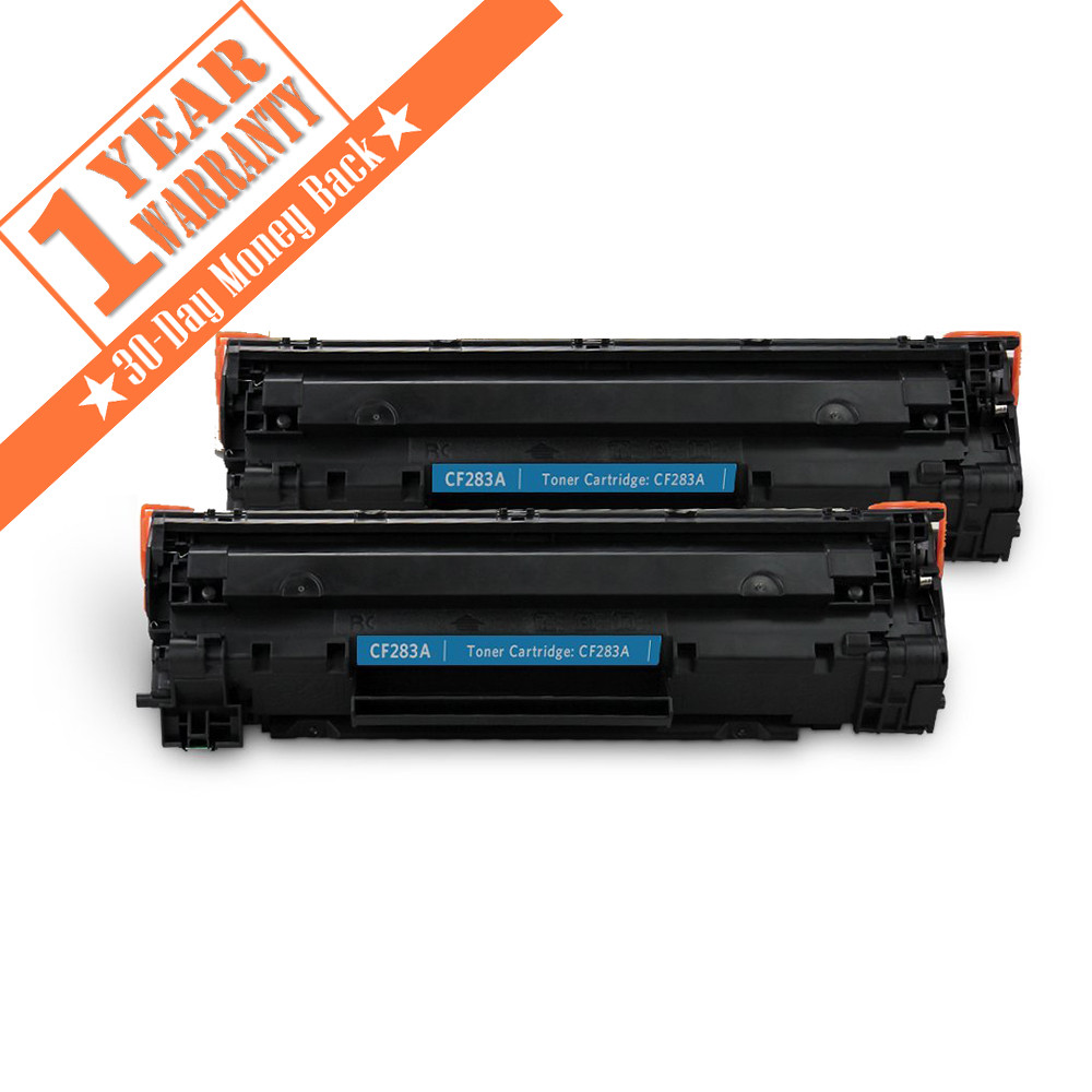 2PK CF283A (83A) Black Laser Toner cartridge for HP LaserJet Pro MFP M127fw New