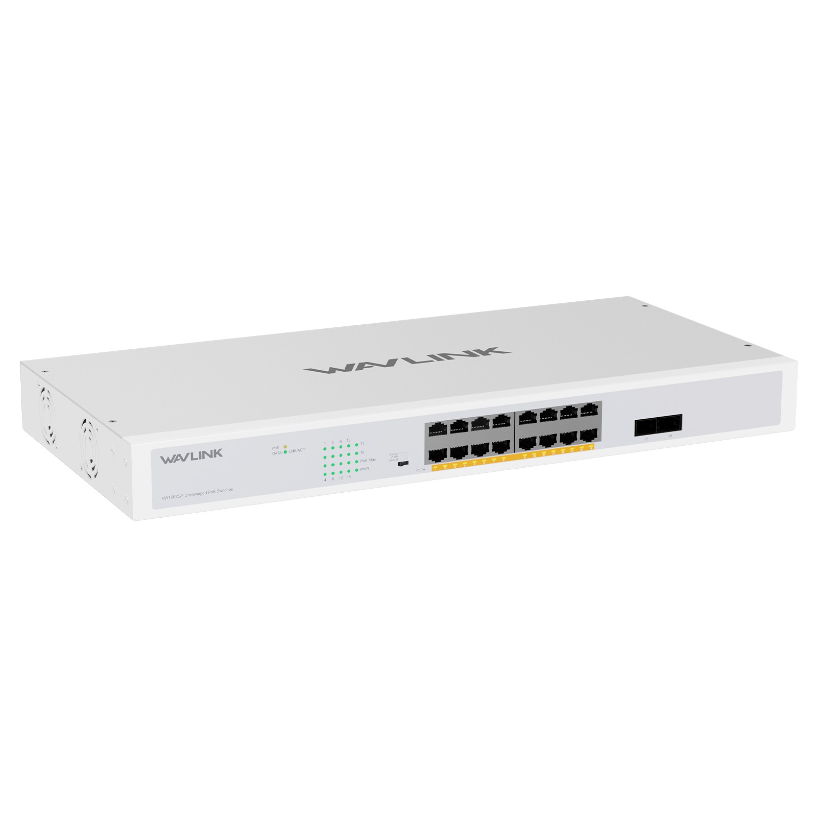 18 Port Gigabit Ethernet Switch 16 PoE+ 28 Port Gigabit Ethernet Switch 24 PoE+