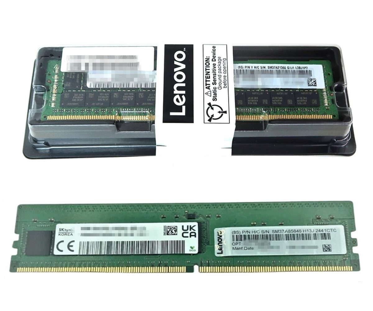 02JG706 4ZC7A15142 Lenovo/IBM 2RX8 32GB DDR4 PC4-2666 UDIMM ECC Server Memory