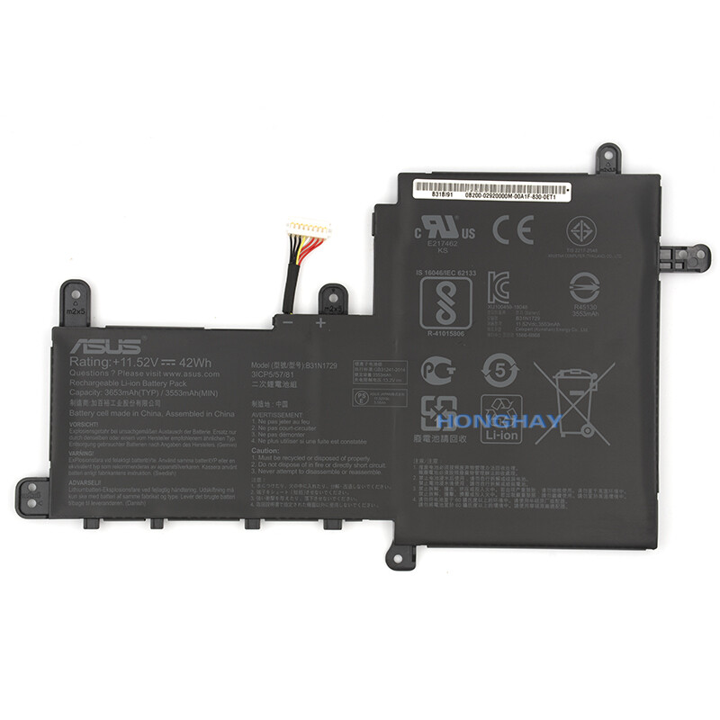 Original B31N1729 Battery For ASUS VivoBook S15 S530 S530U X530U S530F S530UA 