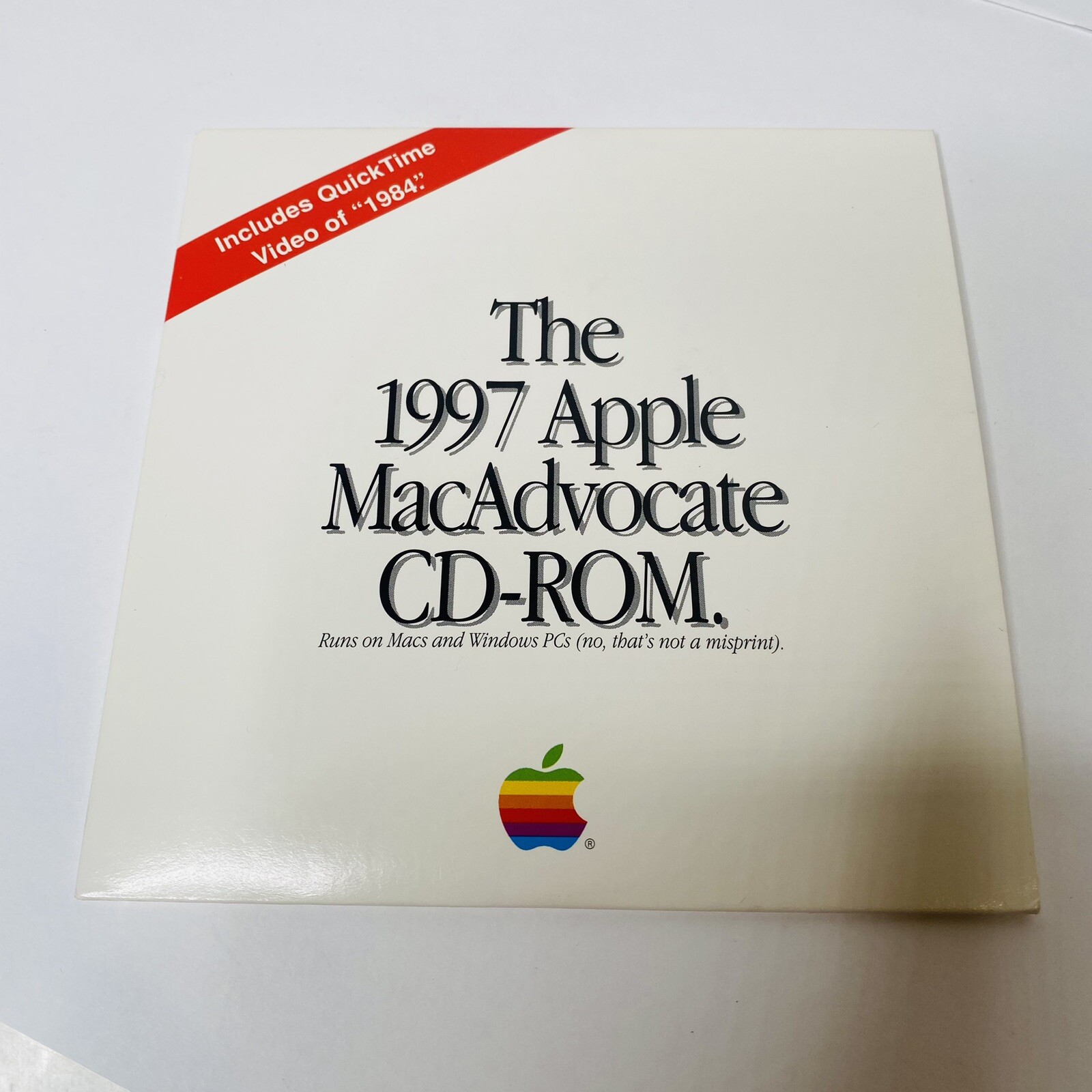 1997 The Apple MacAdvocate CD-ROM Steve Jobs Computer Mac Macintosh Vtg Software