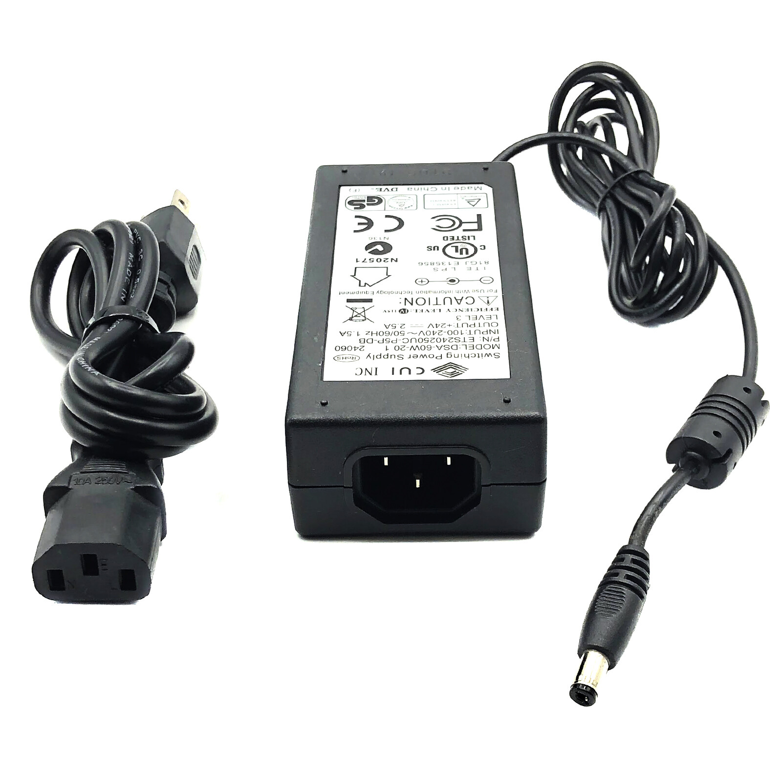 NEW Original CUI Inc 60W AC Switching Power Supply DSA-60W-20 1 Charger 24060
