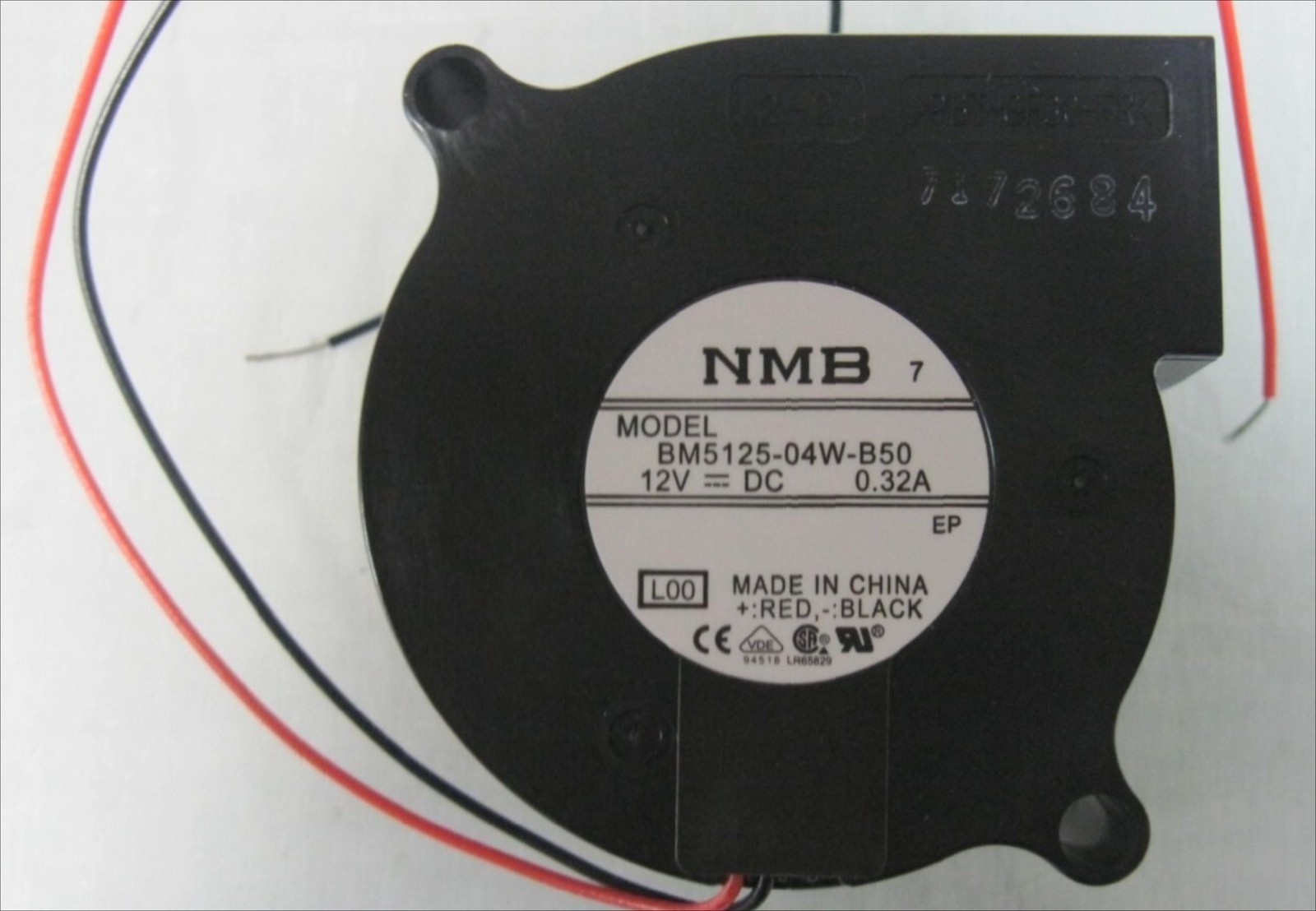10pcs MODEL BM5125-04W-B50 12V DC NMB Cooling FAN L00 BM5125 04W B50