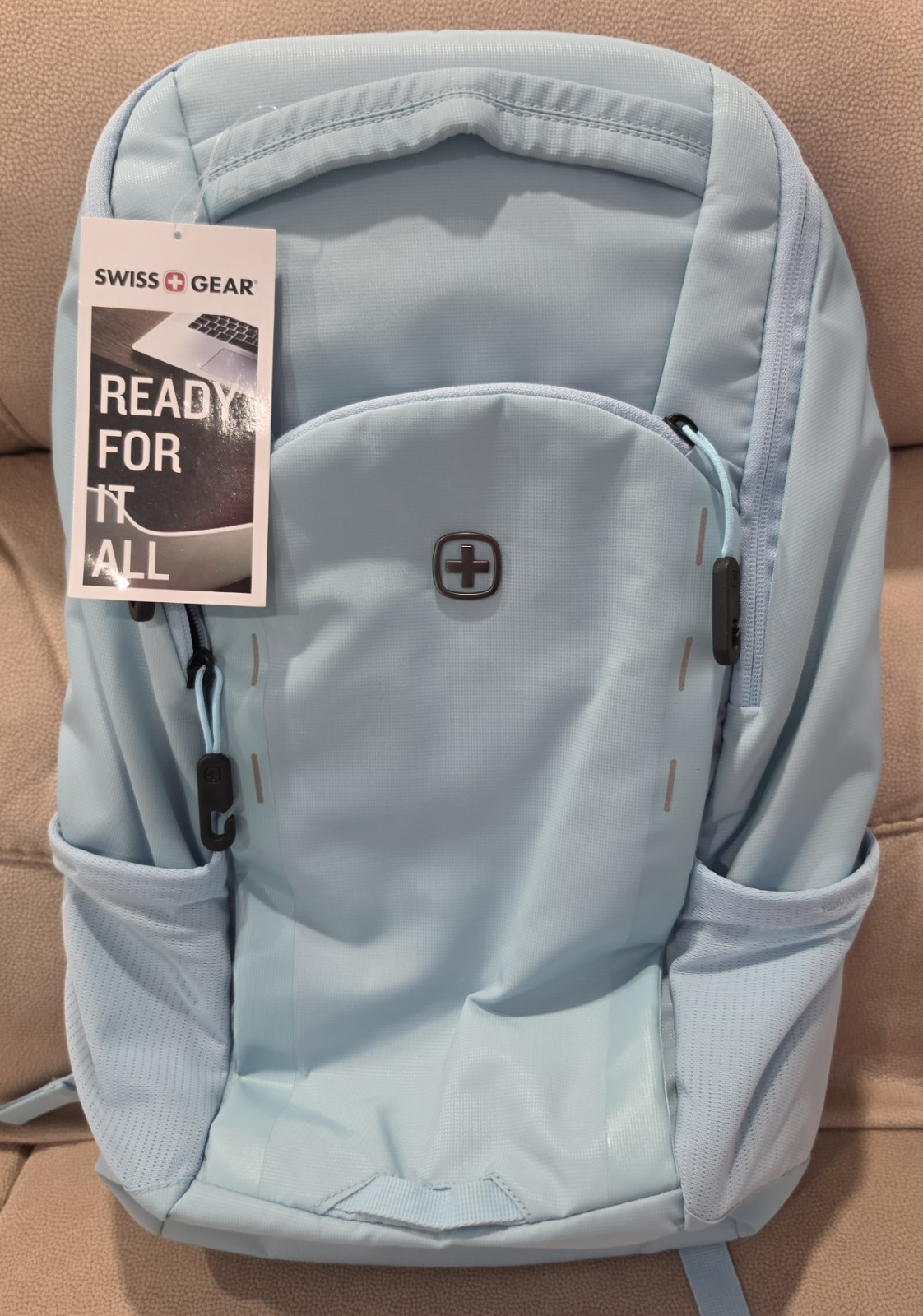 SwissGear 8117 Laptop Backpack, Light Blue, 17.75 Inches 