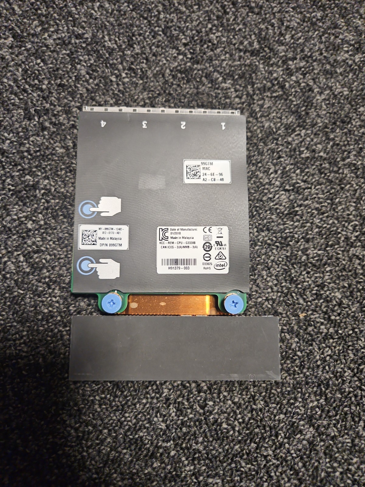 Dell 99GTM Intel X540/I350 2x10GB 2x 1GB Quad Port 099GTM