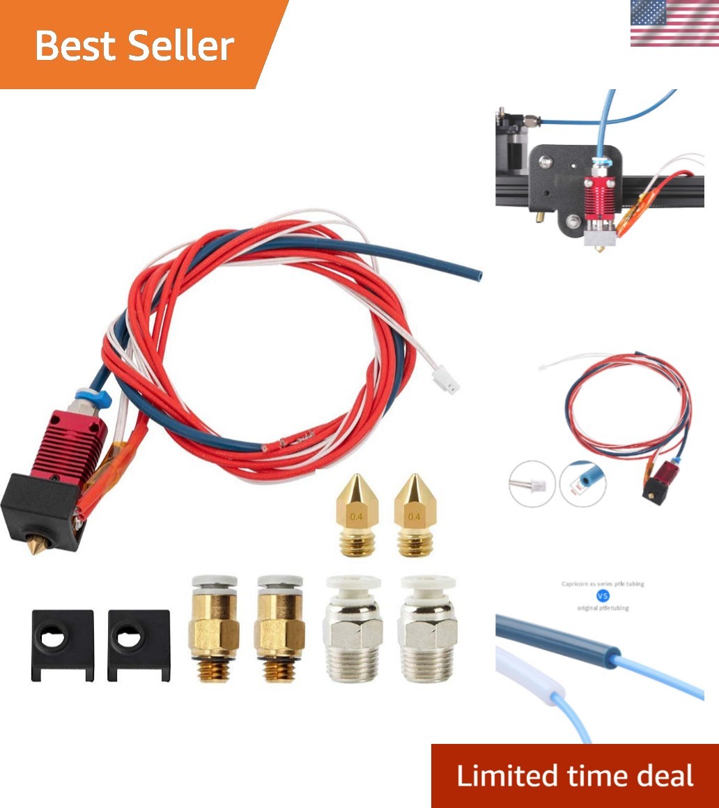 Creality Ender 3 Hotend and Capricorn PTFE Kit - Precision 3D Printing