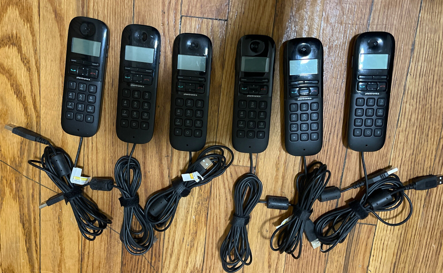 Lot Of (6) Plantronics Calisto P240-M USB Handset Phone for MicroSoft Lync