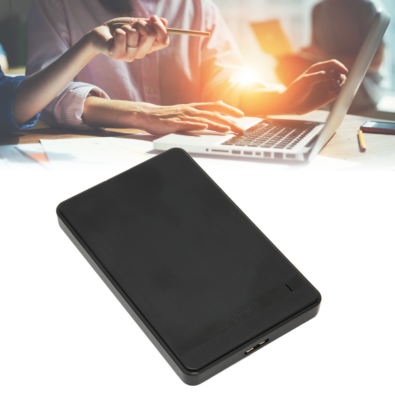 SSD Enclosure 2.5 Inch 1000GB Supported Plug And Play Strong ABS Hard EQXL