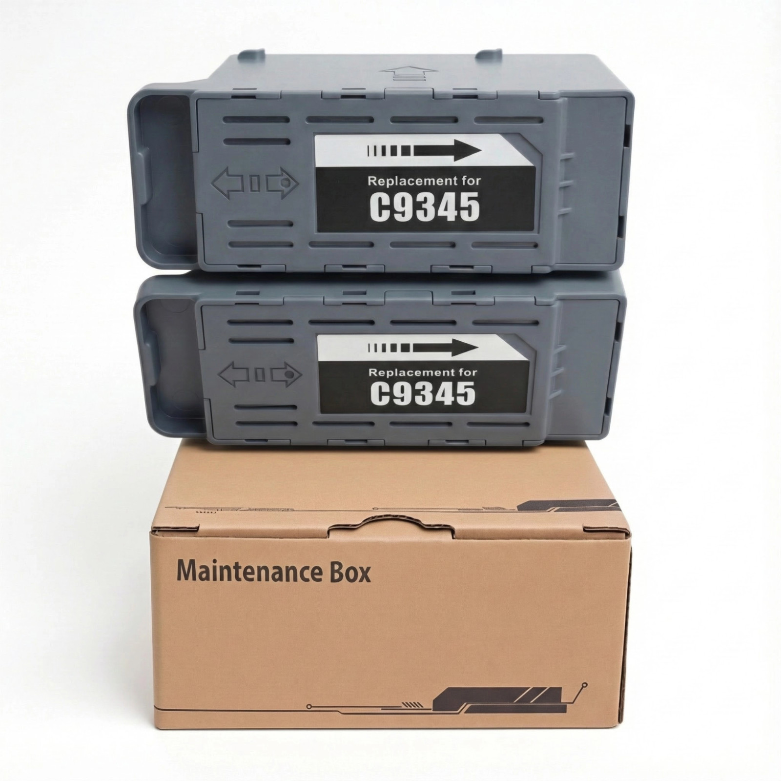 2pack C9345 Ink Maintenance Box for ET-16600  ET-16650  ET-5800 WF-7840, WF-7820