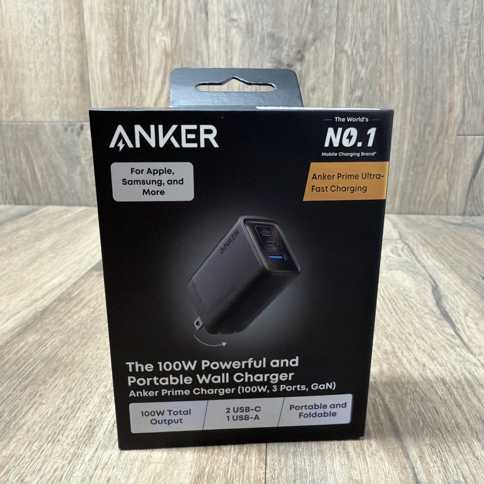 Anker - Prime Charger (100W 3 Ports GaN) - Silver