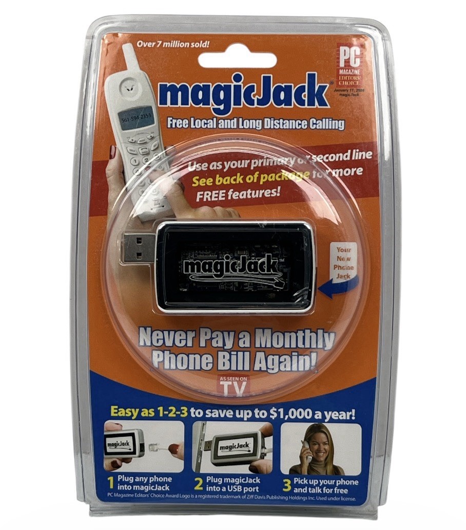 MagicJack USB Phone System As Seen On TV Free Local & Long Distance Calling NEW