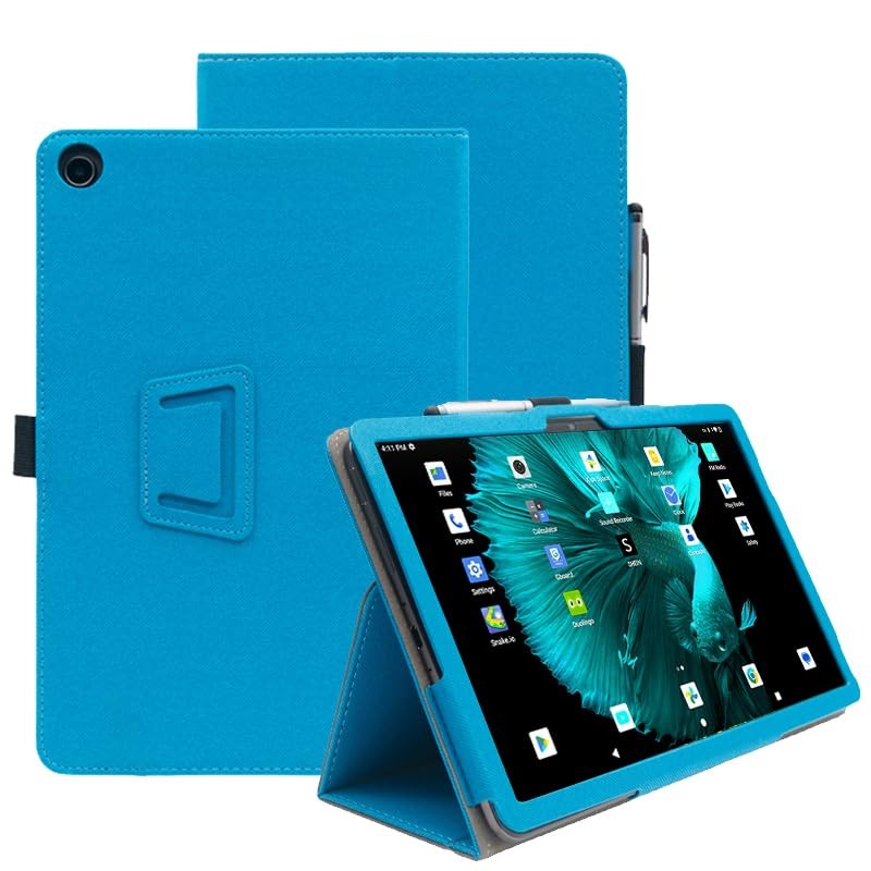FIEWESEY Case for Alldocube iPlay 50 Mini Tablet,PU Leather Folio Blue