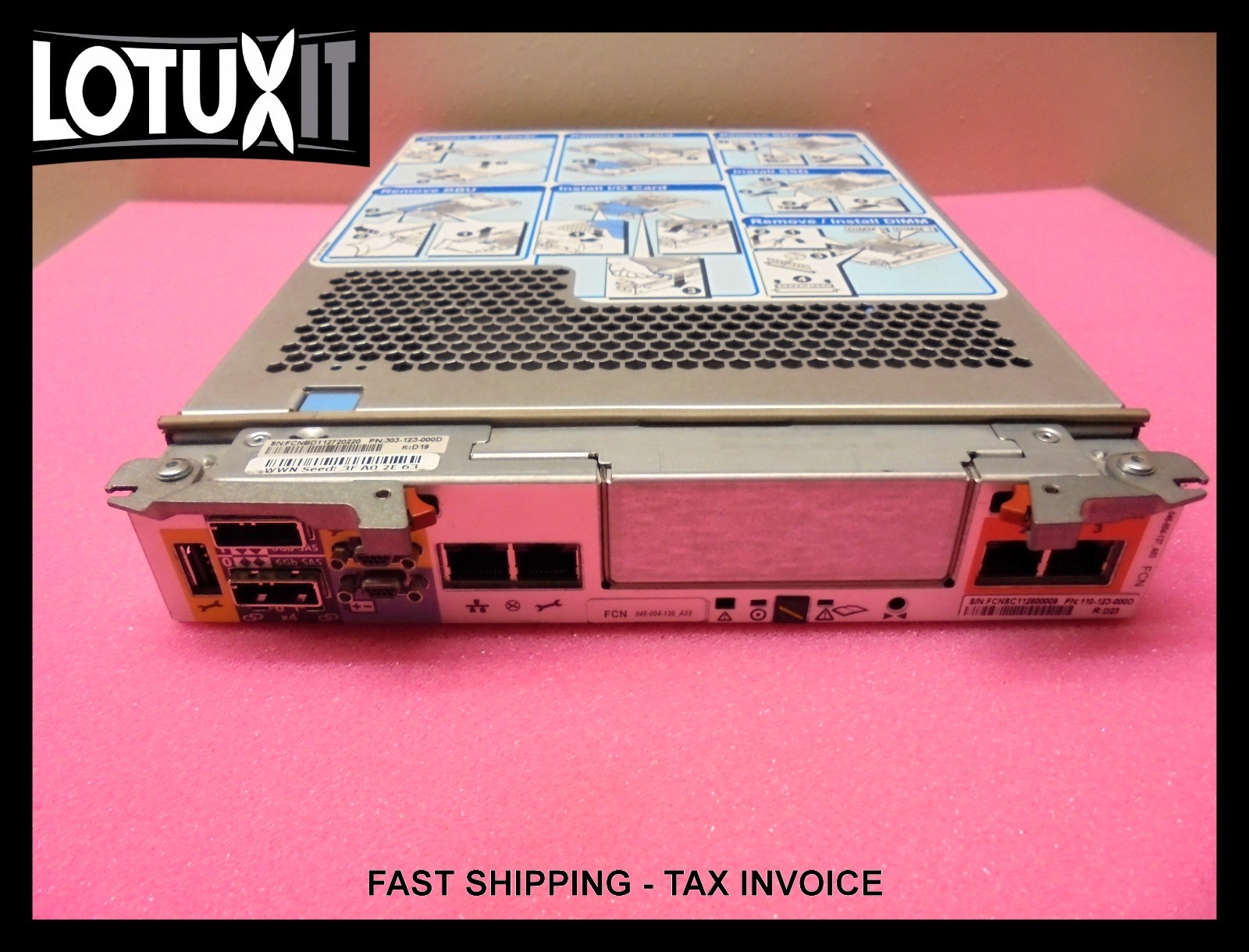 EMC ISCSI Storage Processor for VNXE3100 303-123-000D 110-123-002D