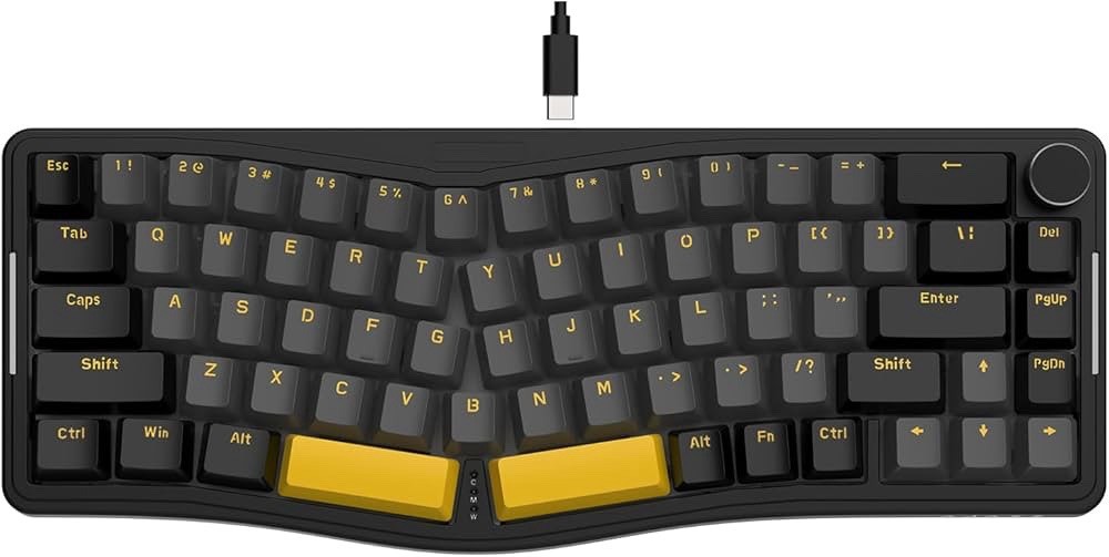 ATTACK SHARK AKS068 Wired Mechanical Gaming Keyboard 65% Alice Layout