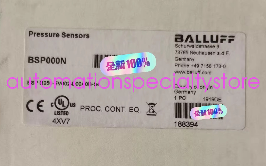1PCS NEW BALLUFF BSP000N BSP B250-EV002-D00A0B-S4 Pressure sensor Via DHL /Fedex