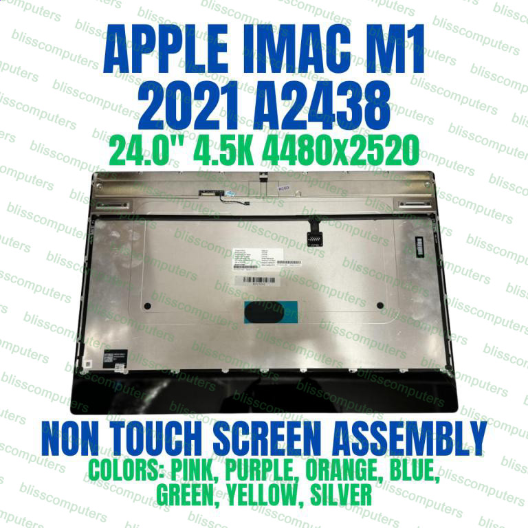 iMac21 1 24 A2438 EMC 3663 MGPL3LL/A LG204A-215 LG204A-214 LCD Screen Display