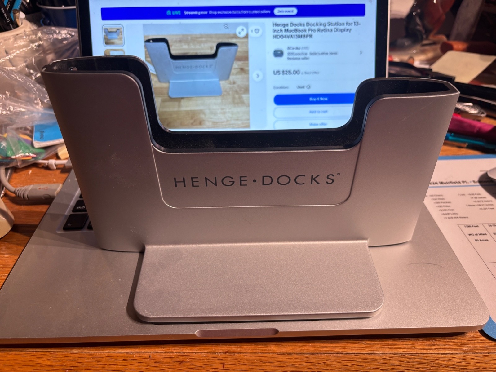 Henge Docks Docking Station for 13-inch MacBook Pro Retina Display HD04VA13MBPR