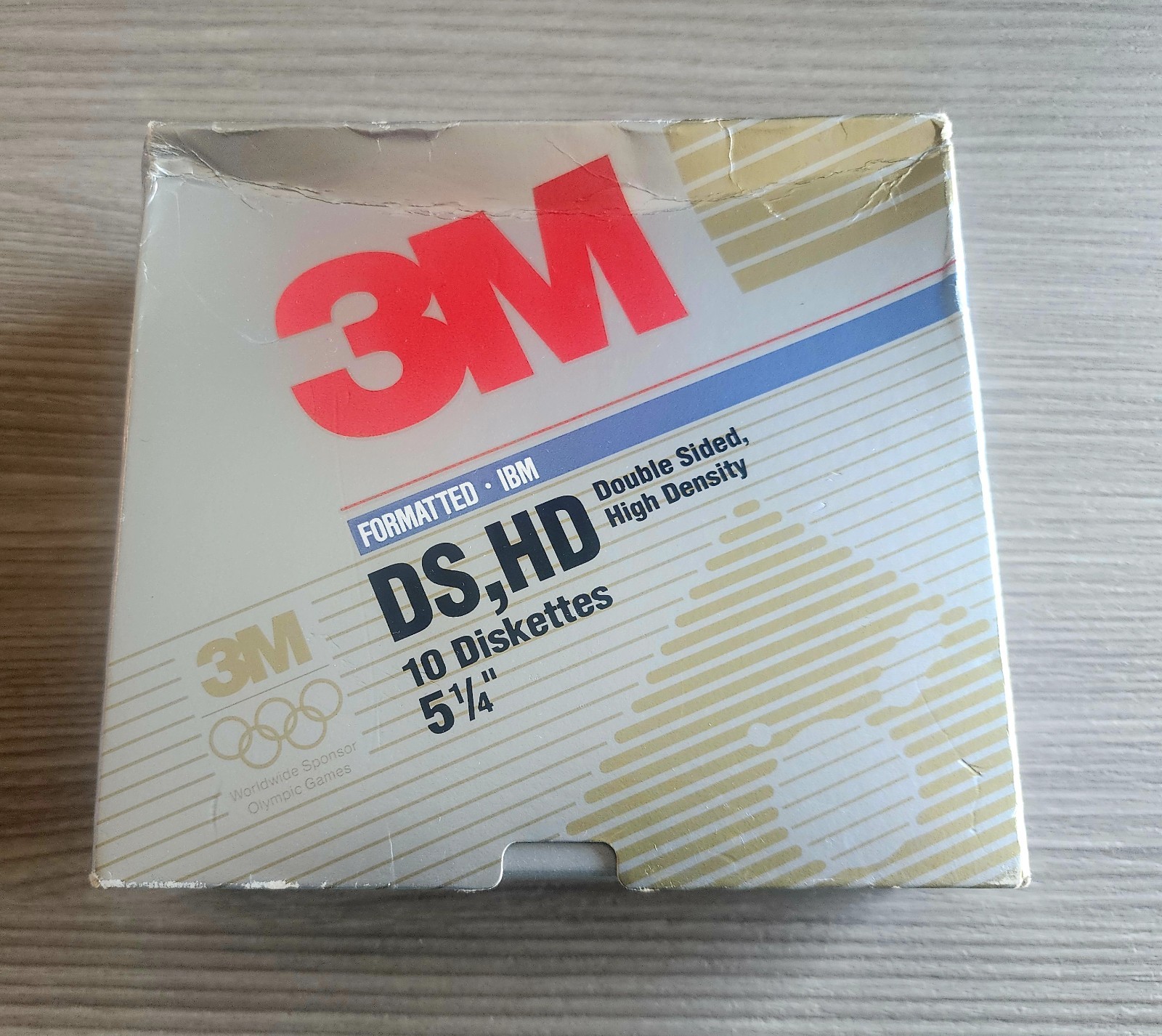 Vintage 3M 5.25" DS/HD Floppy Diskettes 10 Count IBM Formatted 1.2MB Complete