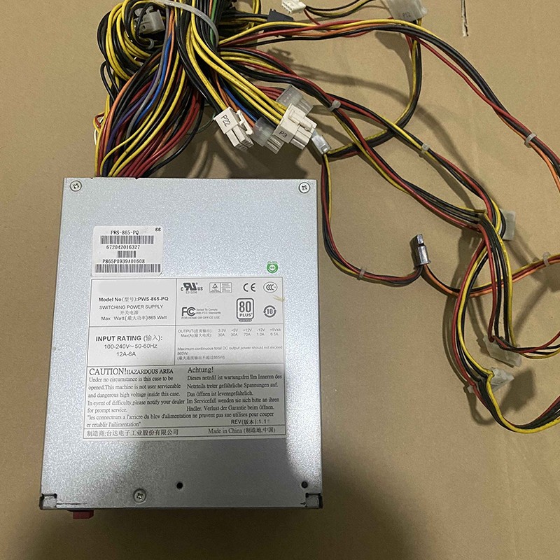 For PWS-865-PQ 865W Dual 8-pin connectors Workstation Power Supply