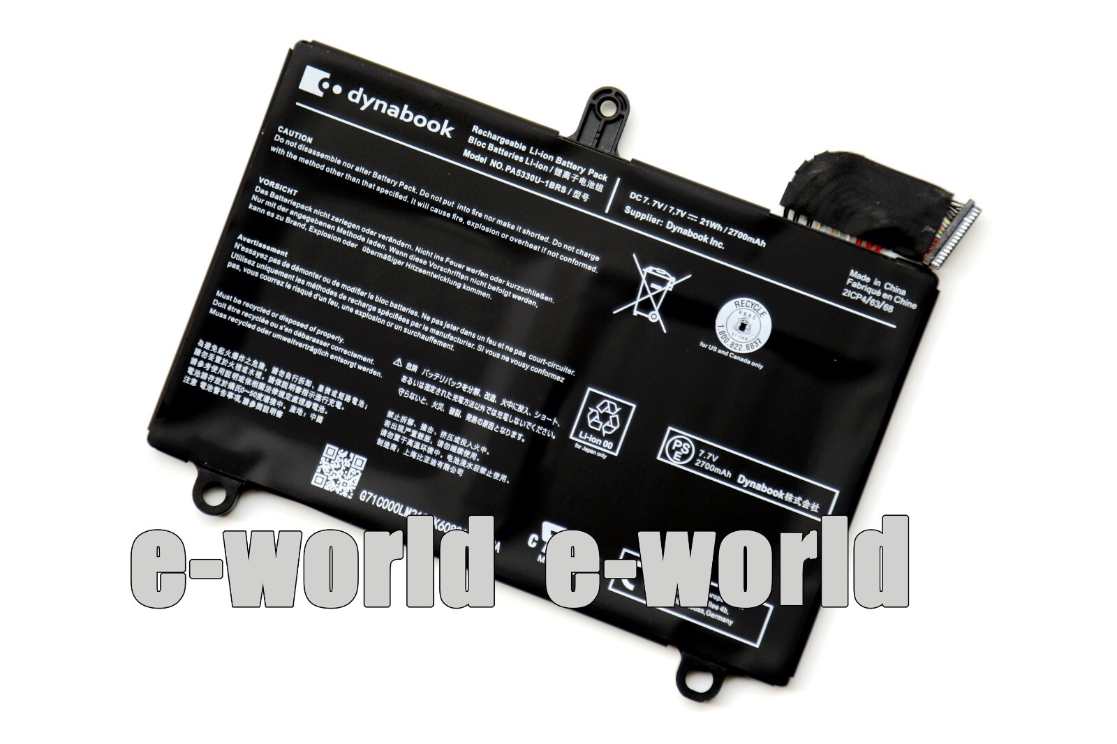 New Genuine PA5330U-1BRS OEM Laptop Battery for Toshiba Dynabook G83 GZ83 Series