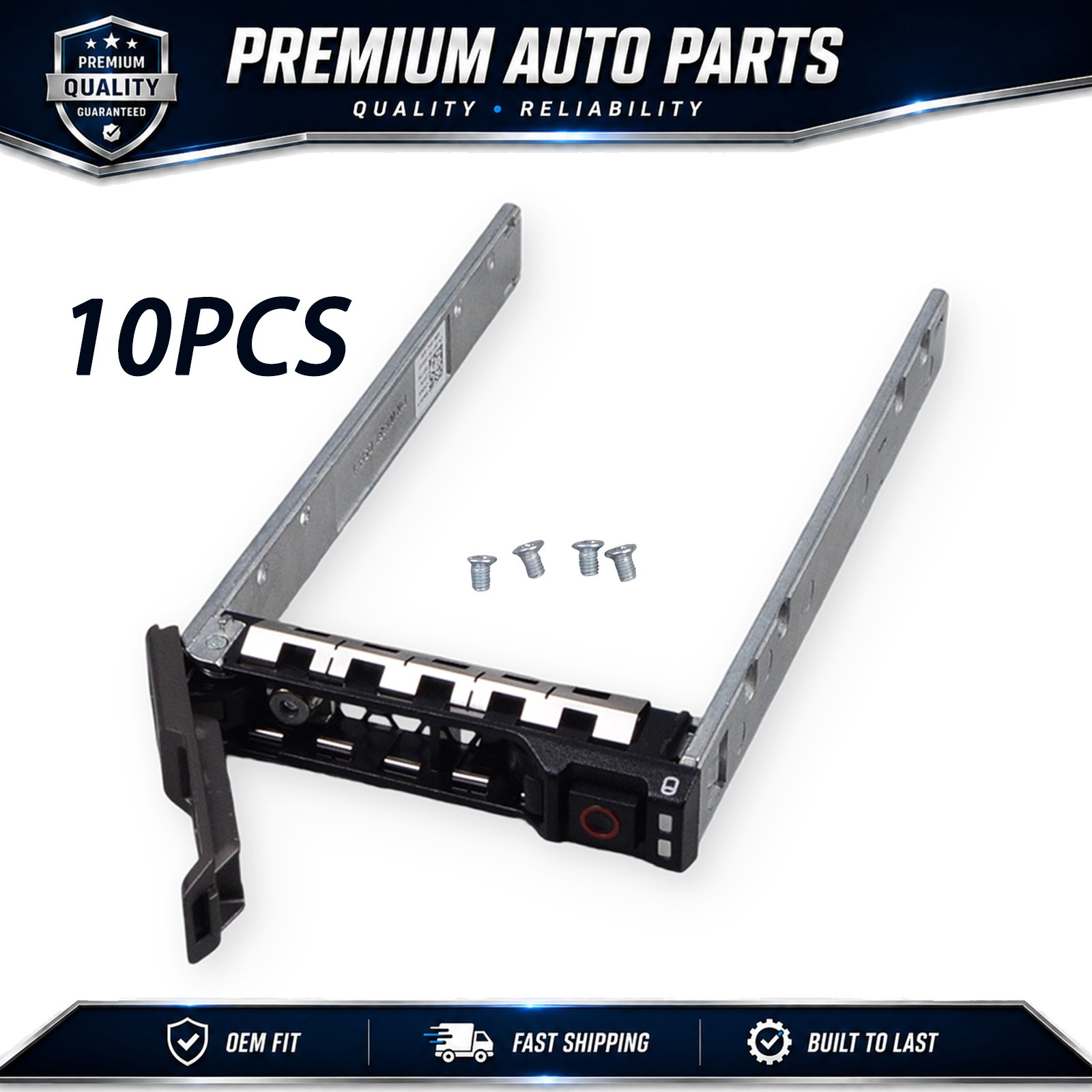 10PCS 2.5in Hot Swap Server Drive Carrier For Dell R510 R710 R810 R910 G176J