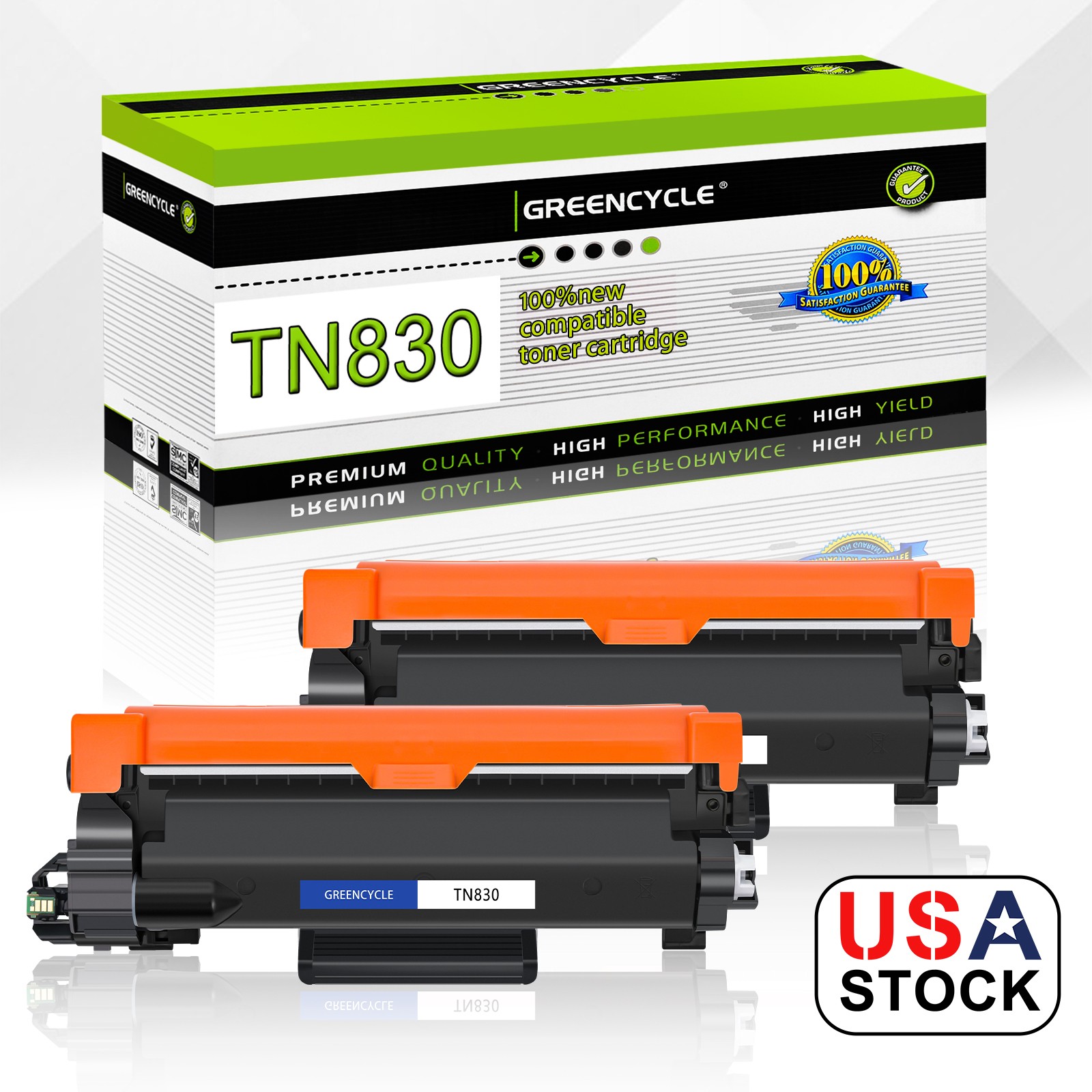 1PK TN830 Toner Cartridge for Brother TN830xl HL-L2400D DCP-L2647DW MFC-L2760DW