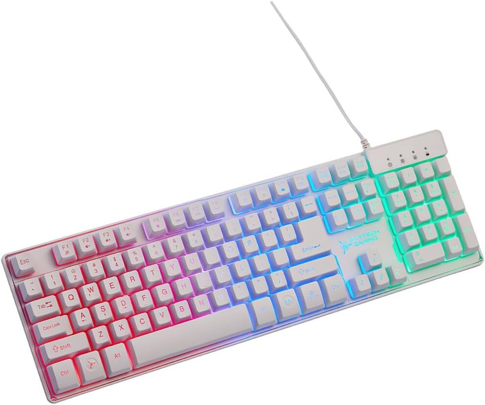 Skytech Gaming Classic K1800 RGB Gaming Keyboard, 104 Keys USB Wired Keyboard