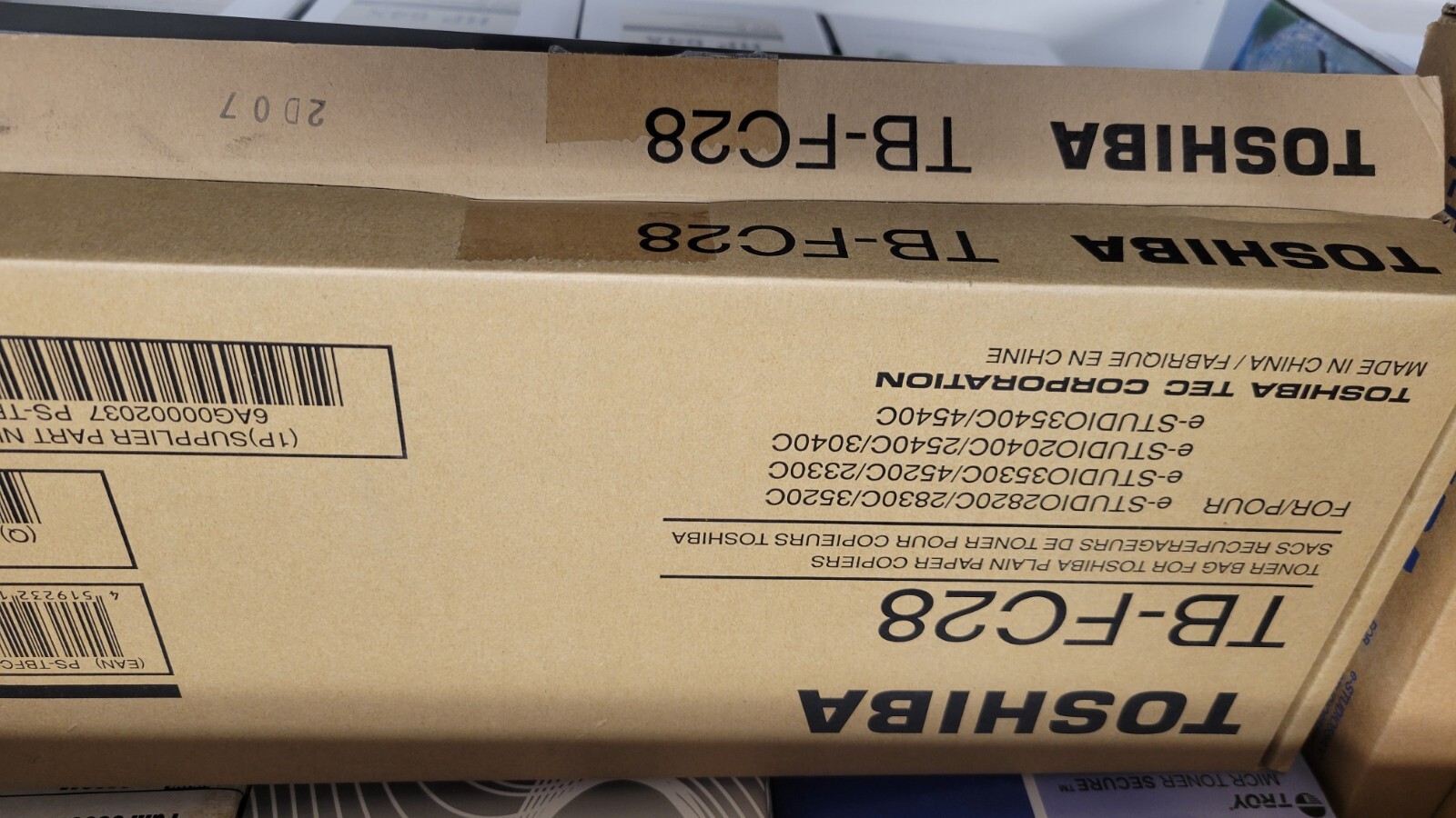 NEW GENUINE TOSHIBA TB-FC425 TONER BAG *SEE PHOTOS*