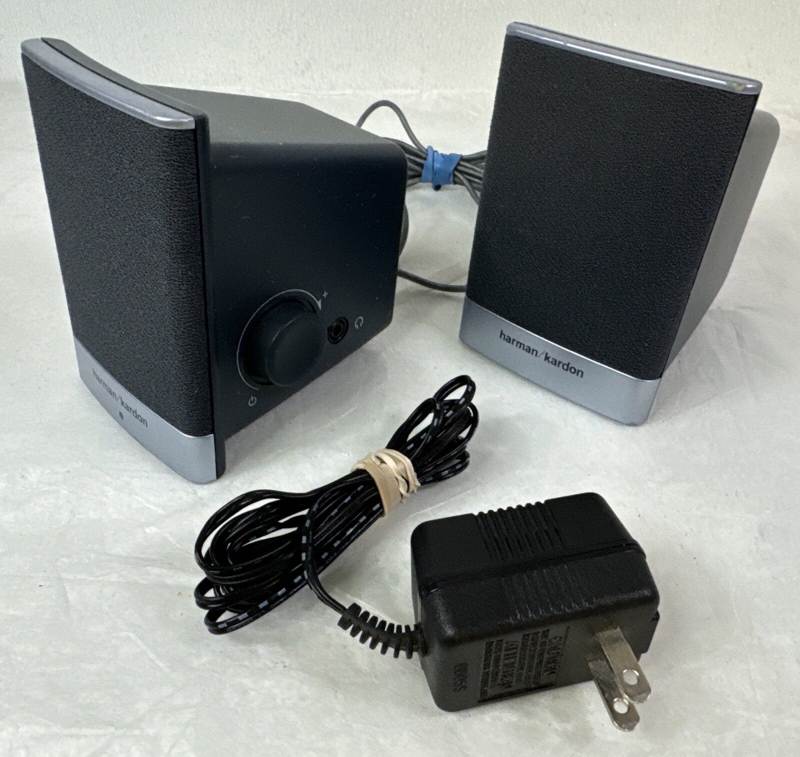 HP Harman Kardon 5187-2105 Speakers W/ Power Cord - Tested - Working Condition