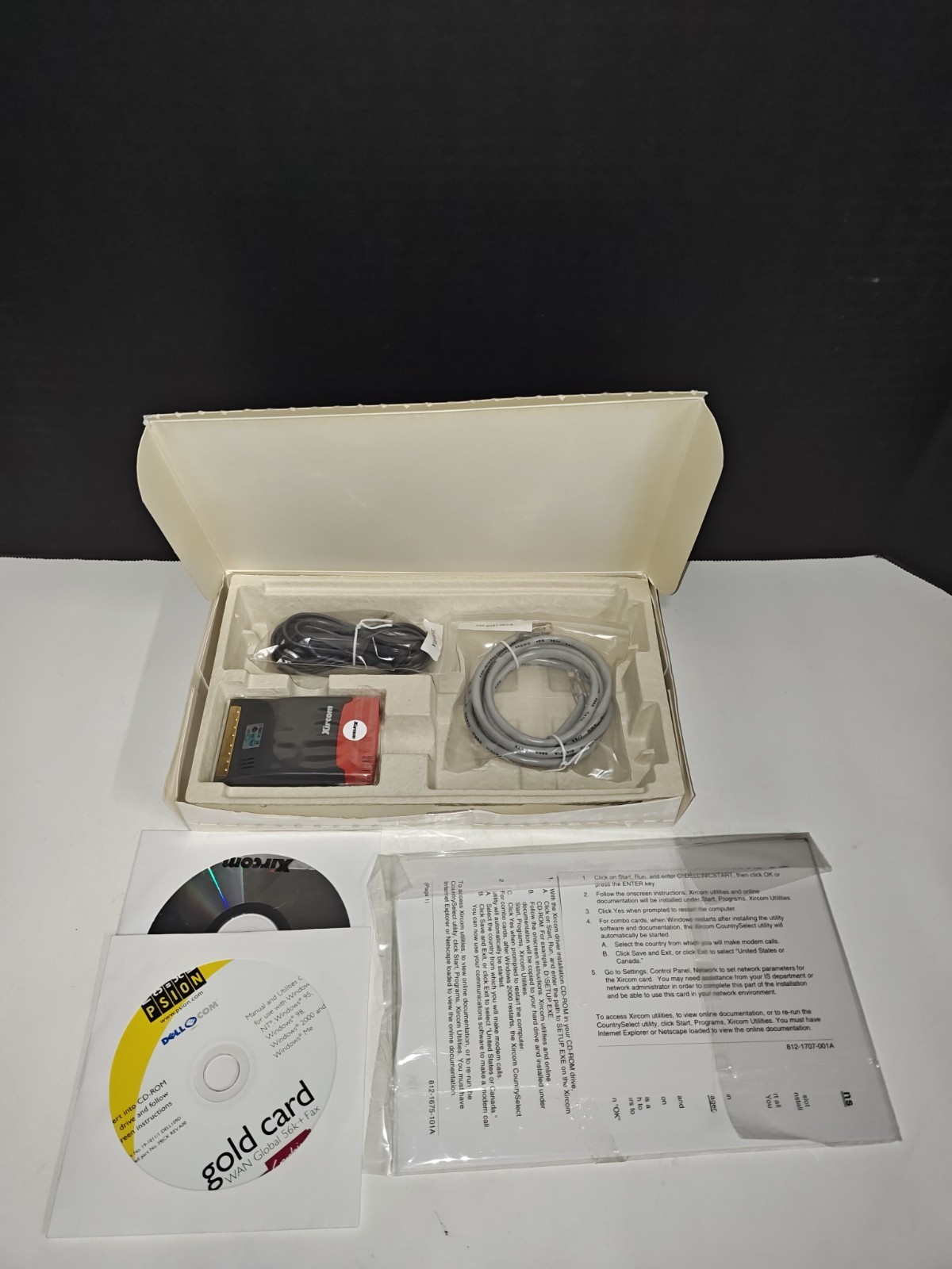 Xircom RBEM56G-100 RealPort CardBus Ethernet 10/100+ Modem 56
