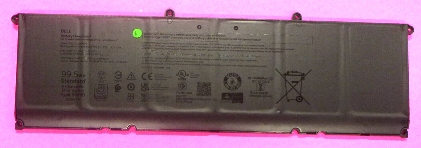 NEW Genuine Dell Precision 5680 5690 99.5Wh 6-cell Laptop Battery KV690