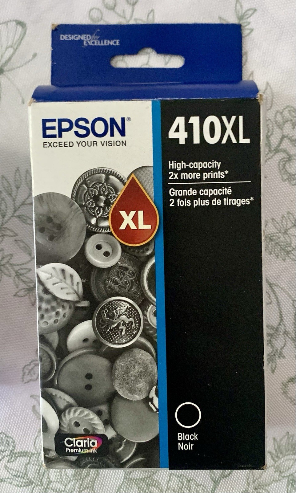 Epson 410XL Black Claria Premium Ink Cartridge OEM New Free Postage Exp. 11/2026