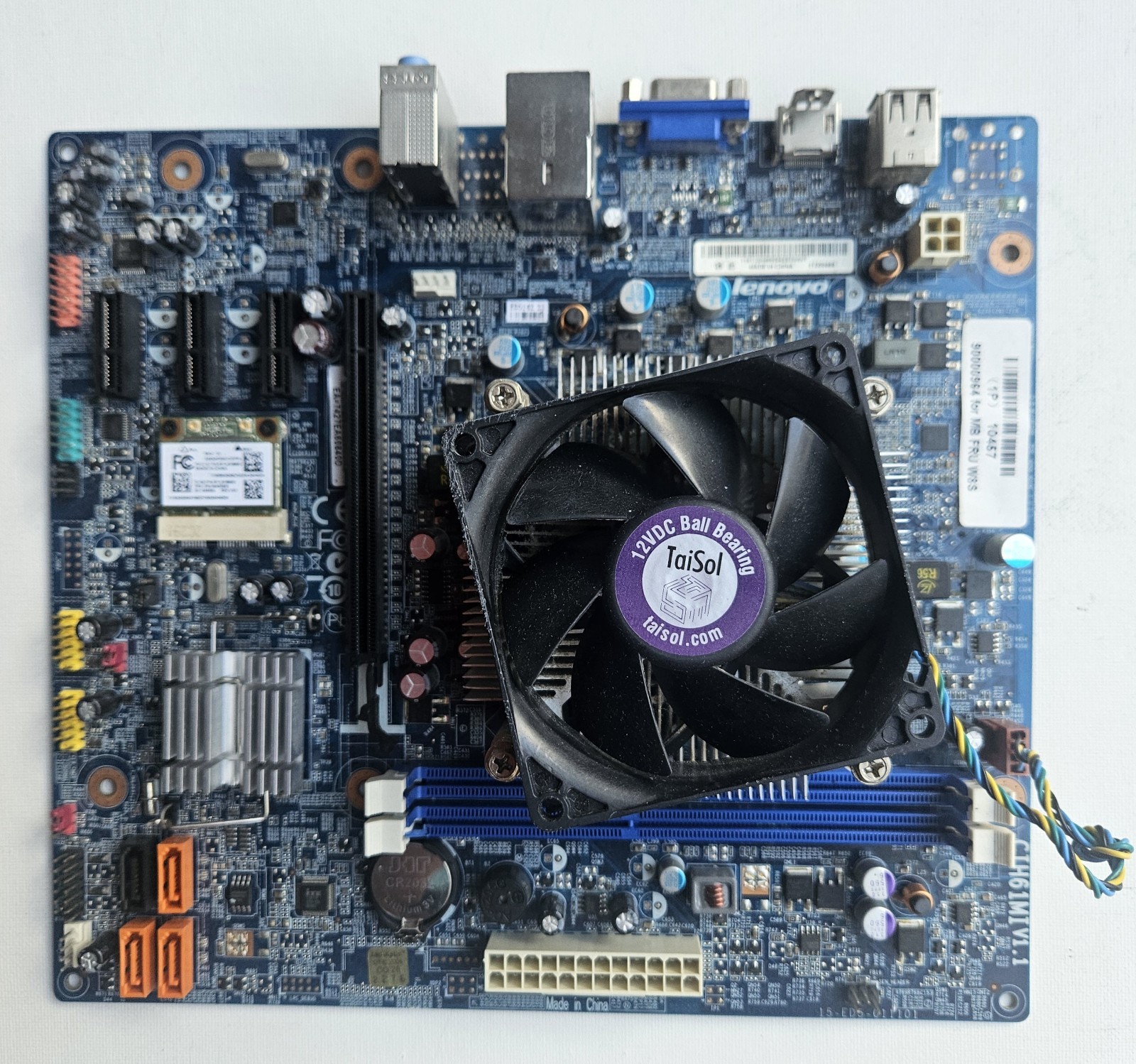 LENOVO CIH61M H61H2-LM3 Intel 1155 Motherboard & CPU - Used, Tested GOOD