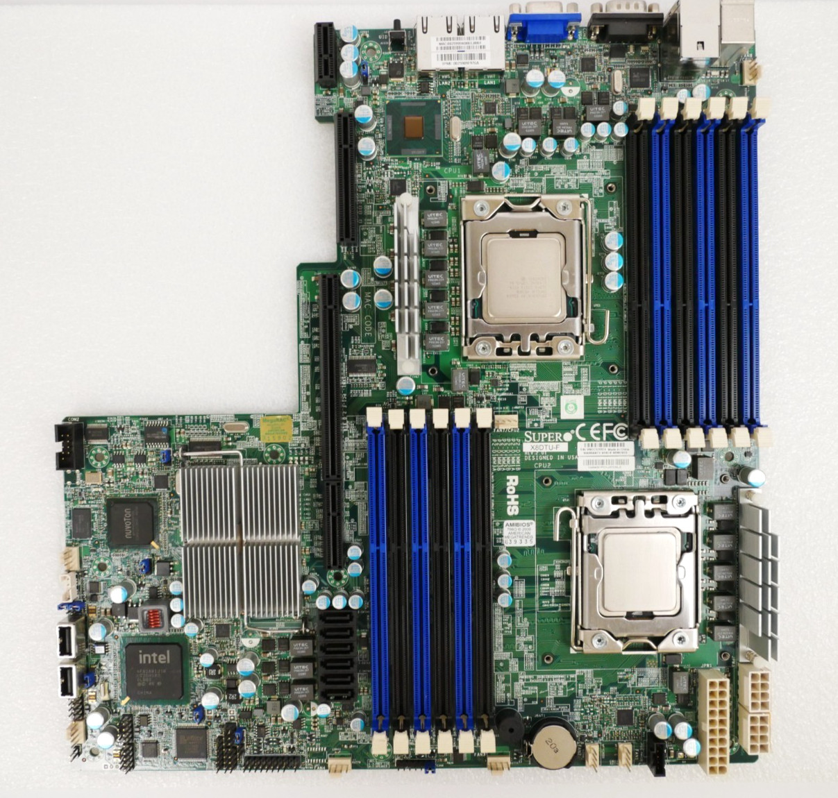Supermicro X8DTU-F Dual Intel Xeon E5620 @2.40GHz DDR3 Server Motherboard