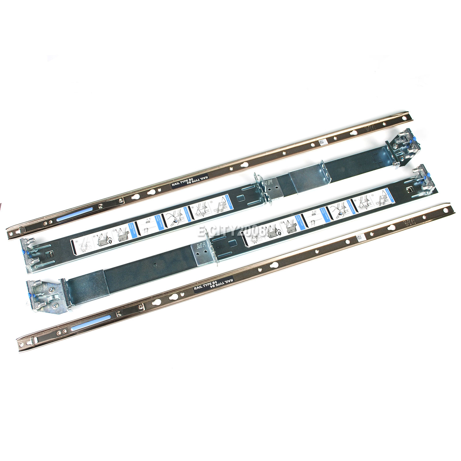 For Dell H872R PowerVault DL2200 DX6012S NX3100 Server 2U 2/4 Static Ready Rail