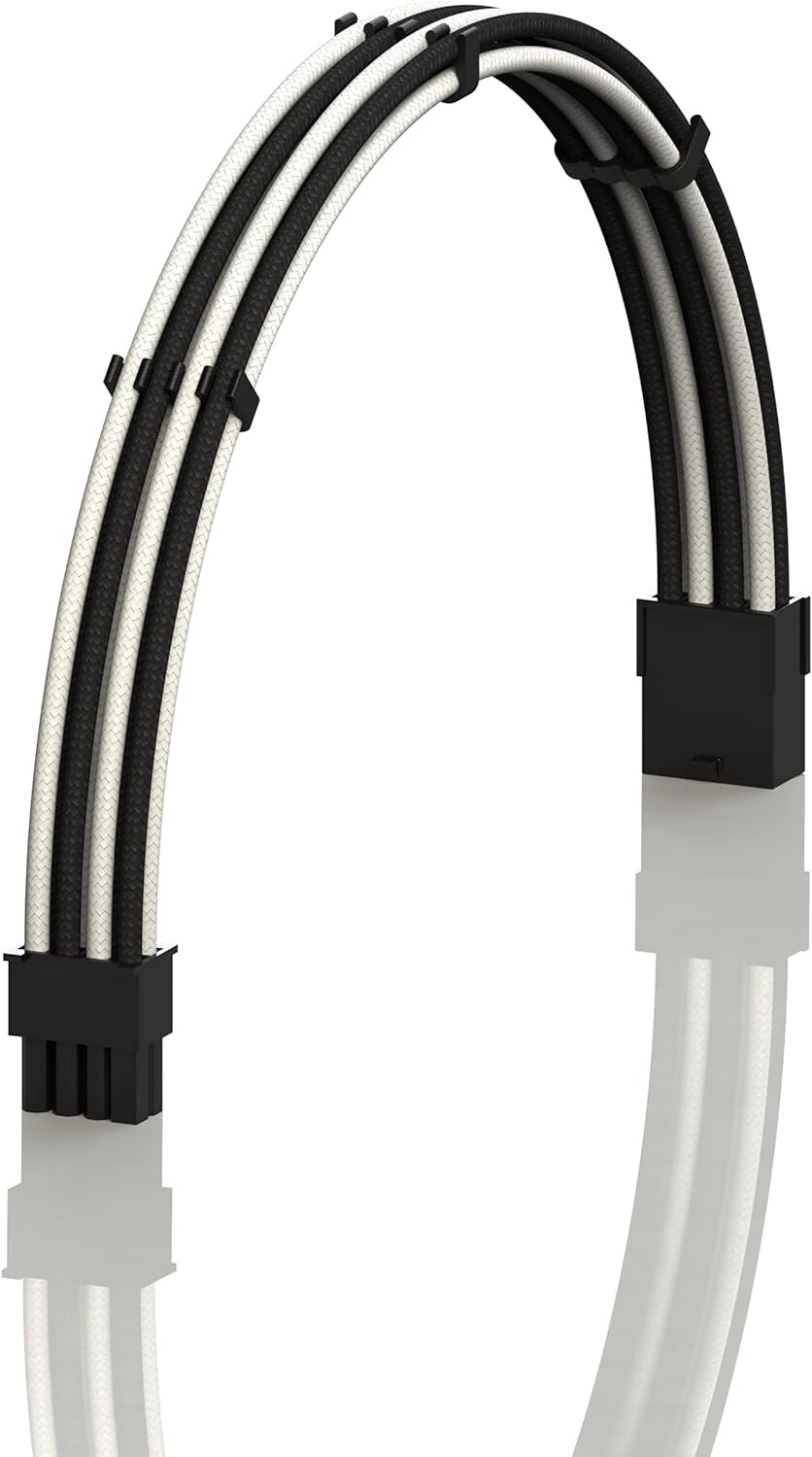 LINKUP - AVA 30cm PCI-E 8P(6+2) GPU PSU Power Supply Braided Sleeved Custom Mod