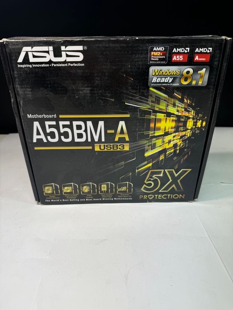 ASUS 90MB0HA0-M0AAY0 A55BM-A/M32BF/DP_MB AMD Socket FM2+ DDR3 SDRAM MicroATX