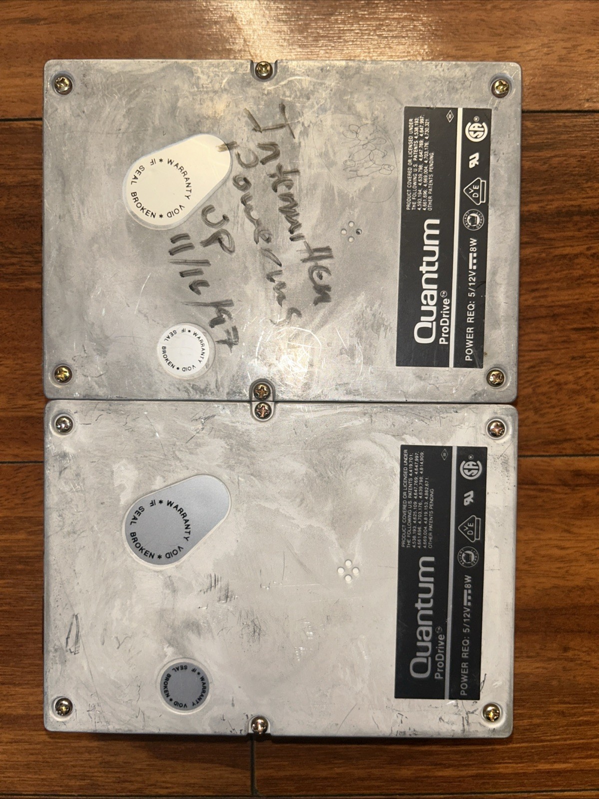 Quantum ProDrive 40MB SCSI Hard Drive 1x Non-working 1x Untested  940-40-9402