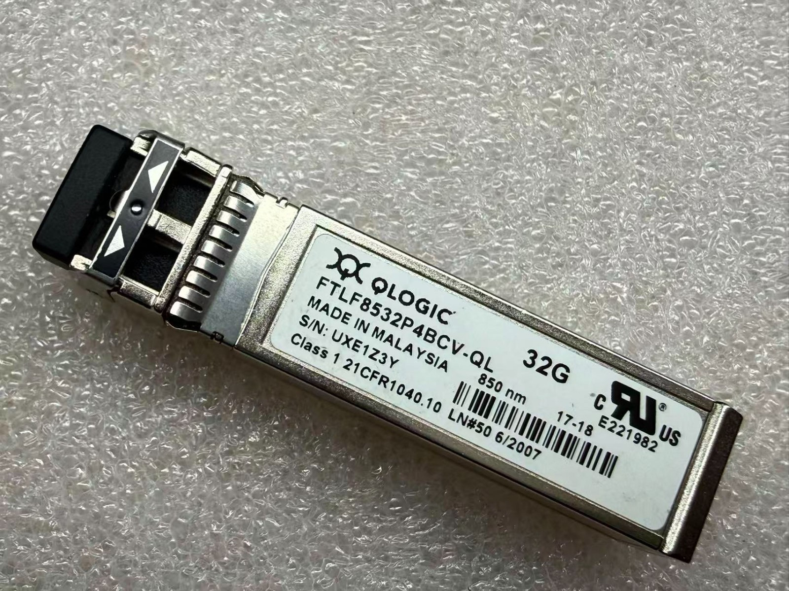 Qlogic FTLF8532P4BCV‑QL SFP+ 32G‑FC 850nm 100M LC Transceiver