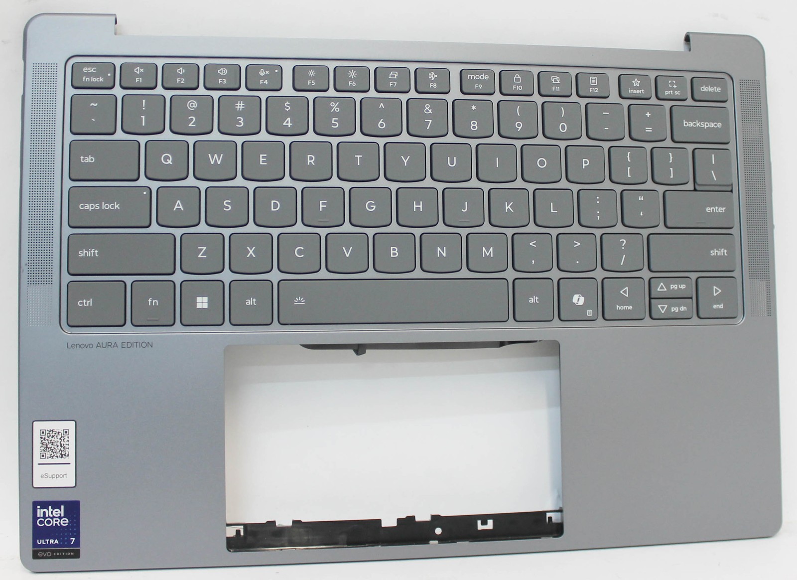 5CB1R68356 LENOVO PALMREST C-COVER W/KEYBOARD LUNA GRAY SLIM 7 14ILL10 GRADE A